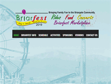 Tablet Screenshot of briarfest.com